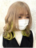 モード/大人ガーリー/インナーカラー/似合わせカット/韓国/大宮