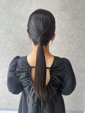 オブジェ シエル(obje't ciel) 【obje’t ciel】ヘアアレンジ /ローポニー【暮石唯】