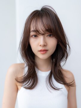 ハバナ 新宿(HAVANA) 20代30代大人かわいいレイヤーカットグレージュカラー小顔前髪