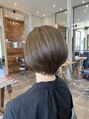 オーブヘアーサラ 仙台石巻店(AUBE HAIR salla)&nbsp;襟足スッキリな丸みショート♪朝のセットも楽ですよ！