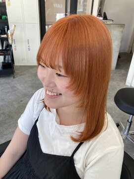 ラフ 難波店(LAFF) #黒髪#ボブルフ#ネビージュ#小顔#ワンレン