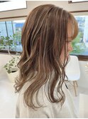 ハイライト×ホワイトベージュ