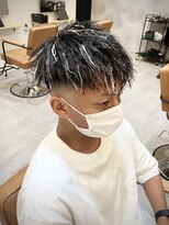 エルマーク(L-MARK) ツイストパーマ_ホワイトメッシュ