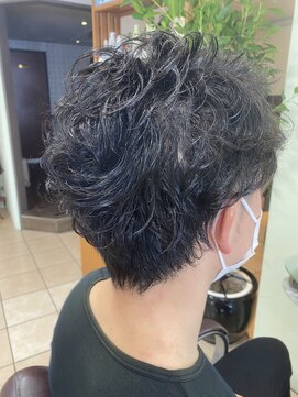 あさひ ビジネスシーンに映えるソフトスパイラルパーマ