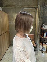 リブロ(liblo)&nbsp;【ボブ×くすみベージュ】