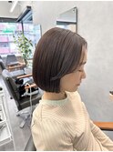 #ラベンダー#ラベンダーベージュ#透明感カラー#ボブ#ミニボブ