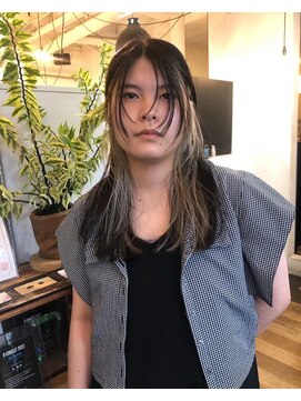 デンヘアデザイン(DEN hair design) ホワイトインナー