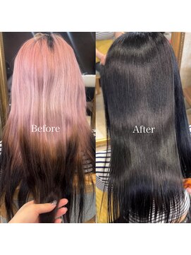 アンフィシュピトロワ(AnFye spi tlow) 【AnFye】ブリーチ縮毛矯正×髪質改善♪