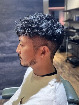 エクファフォーメン(EX-FA FOR MEN) ダークアッシュ/ニュアンスパーマ/韓国マッシュ/スペインカール