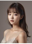 千葉美容室 韓国ヘア レイヤーカット ウルフカット やまたつ