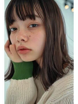 ラナ 新宿(lana) モードヘア／ミディアム/フルバング/【lana hair新宿】