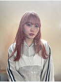 【河野凜】ざくざくフェイスレイヤー×くすみピンク