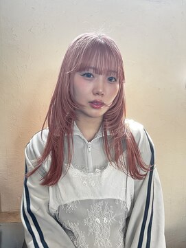 リル 茅ヶ崎(Liru:) 【河野凜】ざくざくフェイスレイヤー×くすみピンク