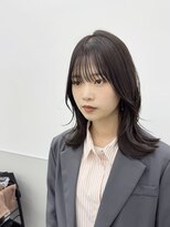 ゴウトゥデイシェアサロン 町田店(GO TODAY SHAiRE SALON)&nbsp;レイヤーミディボブ×ダークグレー