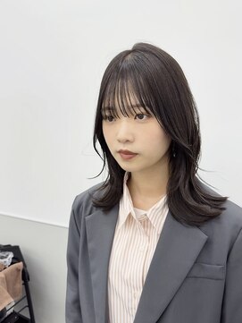 ゴウトゥデイシェアサロン 町田店(GO TODAY SHAiRE SALON) レイヤーミディボブ×ダークグレー