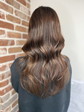 エニー 栄(Any) ピンクベージュ×レイヤー