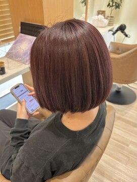 ボネッカ 鶴見(BONECCA) 血色感UP暖色カラー【柳澤優名】