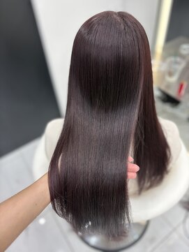 ラルム 新宿(LARME SHINJUKU) 7トーン/ブリーチなしラベンダーブラウン/髪質改善【Kaya】