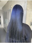 ブルーカラーハイトーン艶髪