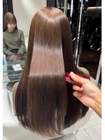 アース 豊橋店(HAIR&MAKE EARTH)&nbsp;なめらかな髪質に♪縮毛矯正