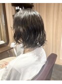 おろしても結んでもオシャレボブパーマ