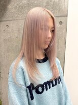 サンクプロジェクト(cinq PROJECT)&nbsp;ダメージレスなブリーチカラーで作るミルクティーカラー