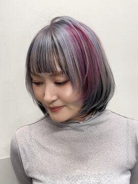 アマトウキョウスマートサロン(AMA TOKYO×Smart Salon) 韓国ヘア　2wayバング  レイヤーカット くびれヘア  顔周り