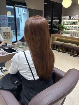 ショコラ アン 横須賀中央 ブリーチなし◎オータムまろやかベージュ！透明感レイヤーロング