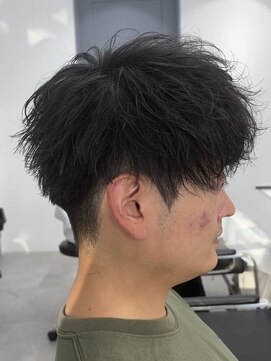 シャドウパーマ 刈り上げマッシュ 鹿児島メンズ