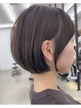 サンド 大阪梅田(sand) ココアベージュ/オリーブグレー/小顔/マッシュショート