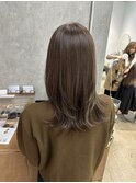 オリーブ×セミロングレイヤー