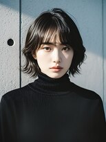 エイチ ウルフカット 大阪梅田(811)&nbsp;フェイスフレーミングルーツカラーネオウルフ天使の羽バングボブ