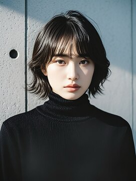 エイチ ウルフカット 大阪梅田(811) フェイスフレーミングルーツカラーネオウルフ天使の羽バングボブ