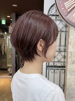 インデペンデンス(independence)&nbsp;【四条烏丸】ひし形ショート×ピンクブラウン