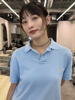 ベイルーム(BAYROOM by HONEY omotesando) 顔周りレイヤー/ぷつっとバング/ステップカット/グレージュ