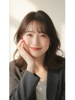 コートフィールエー(CO_T feel.a)&nbsp;大人可愛いシースルーバング×艶ミディスタイル