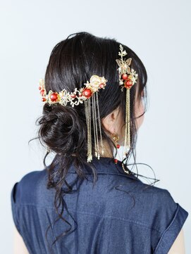 アガール 中華ヘアメイク