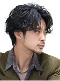 セクシーワイルド大人波巻きパーマ