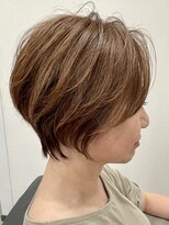リノアバイフェリア(LINO’A by felia)&nbsp;30代40代50代◎くせ毛ショート◎白髪ぼかし◎お手入れ簡単◎