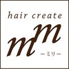ヘアークリエイト ミリ(hair create mm)のお店ロゴ