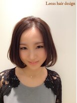 ロータス ヘアデザイン 船橋店(Lotus Hair Design) 【Lotus　hair design】  エアリーフェミニンボブ♪