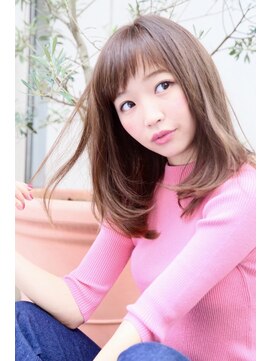 ロエナ(ROENA) 2030代40代50代ウエーブミディアム似合わせカットメルティカラー