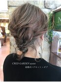 結婚式ヘアセット × ボブ