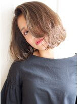 ヘアーワークス ヘルム 渋谷店(HAIR WORKS HELM) [HELM渋谷]メルティーカラー×ナチュラルボブ　美髪
