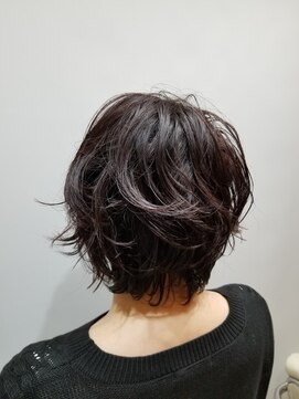 ディンプル(DIMPLE) ショートボブパーマスタイル