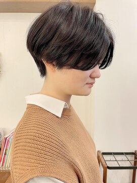 ベック ヘアサロン(BEKKU hair salon) 女性らしいハンサムショート×アッシュブラック