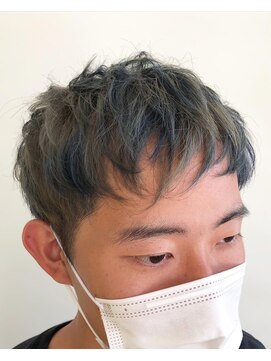 パラディスサロンあなたが好きです ハイトーンメッシュカラー