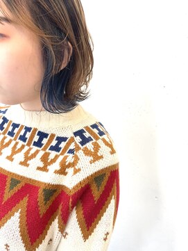 アイリー 名古屋(A/LEE) イヤリングカラー ブルー