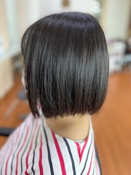 アークスヘアー オリーブアッシュ髪質改善トリートメント艶感ストレート透明感