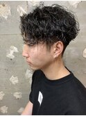 ツイストスパイラルパーマツイストパーマメンズマッシュ札幌大通